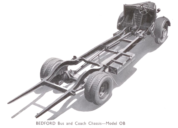 Bedford Model OB Coach Chassis